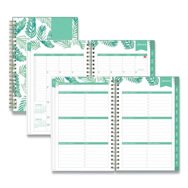 Blue Sky Herbal Blue Sky 8 x 5 in. Day Designer Palms Weekly & Monthly Palms Artwork Planner BLS137362